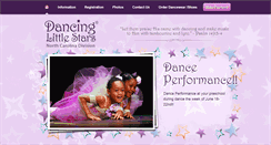 Desktop Screenshot of dancinglittlestarsnc.com